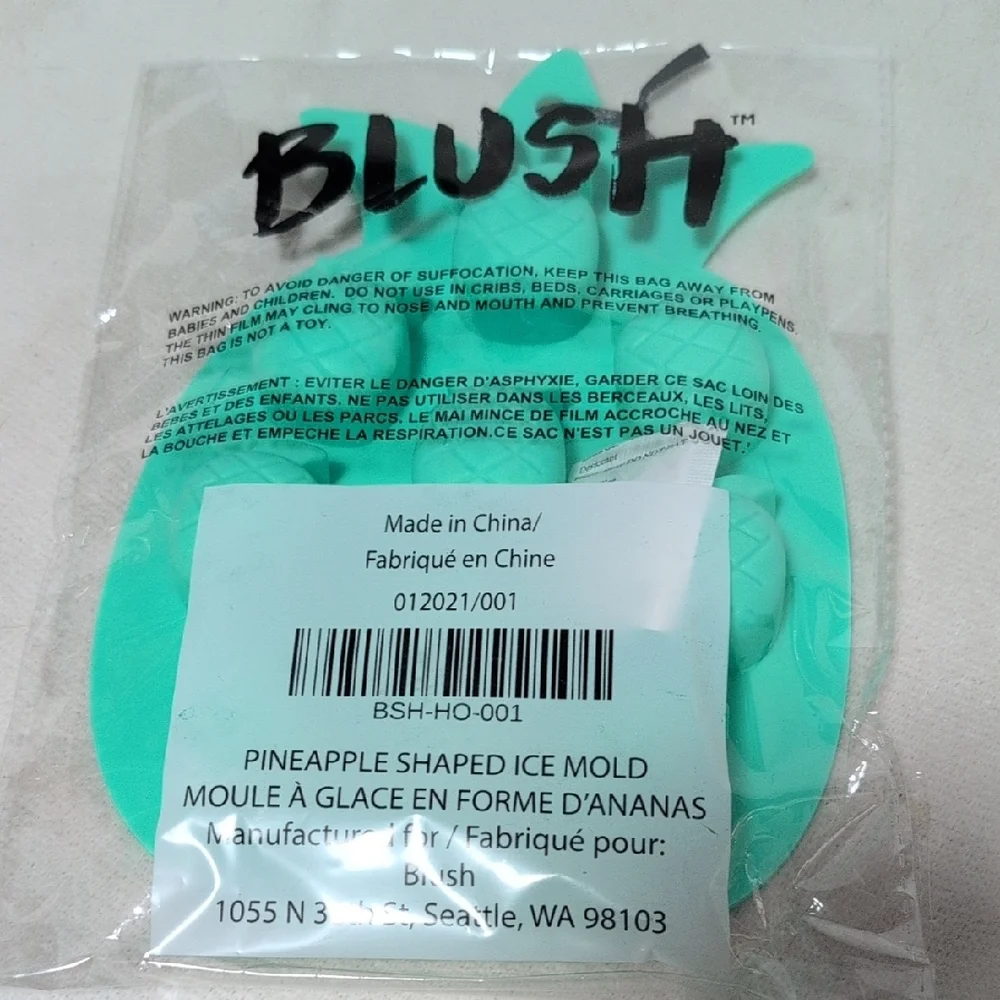 Blush Pineapple Silicone Ice Tray